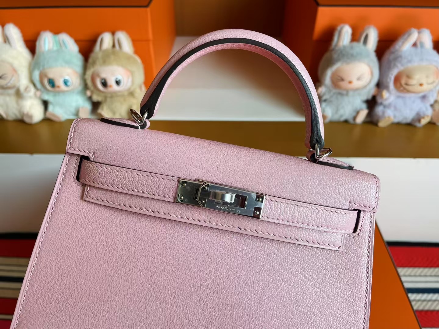 Mini KL Chevre Leather 3Q Rose Sakura