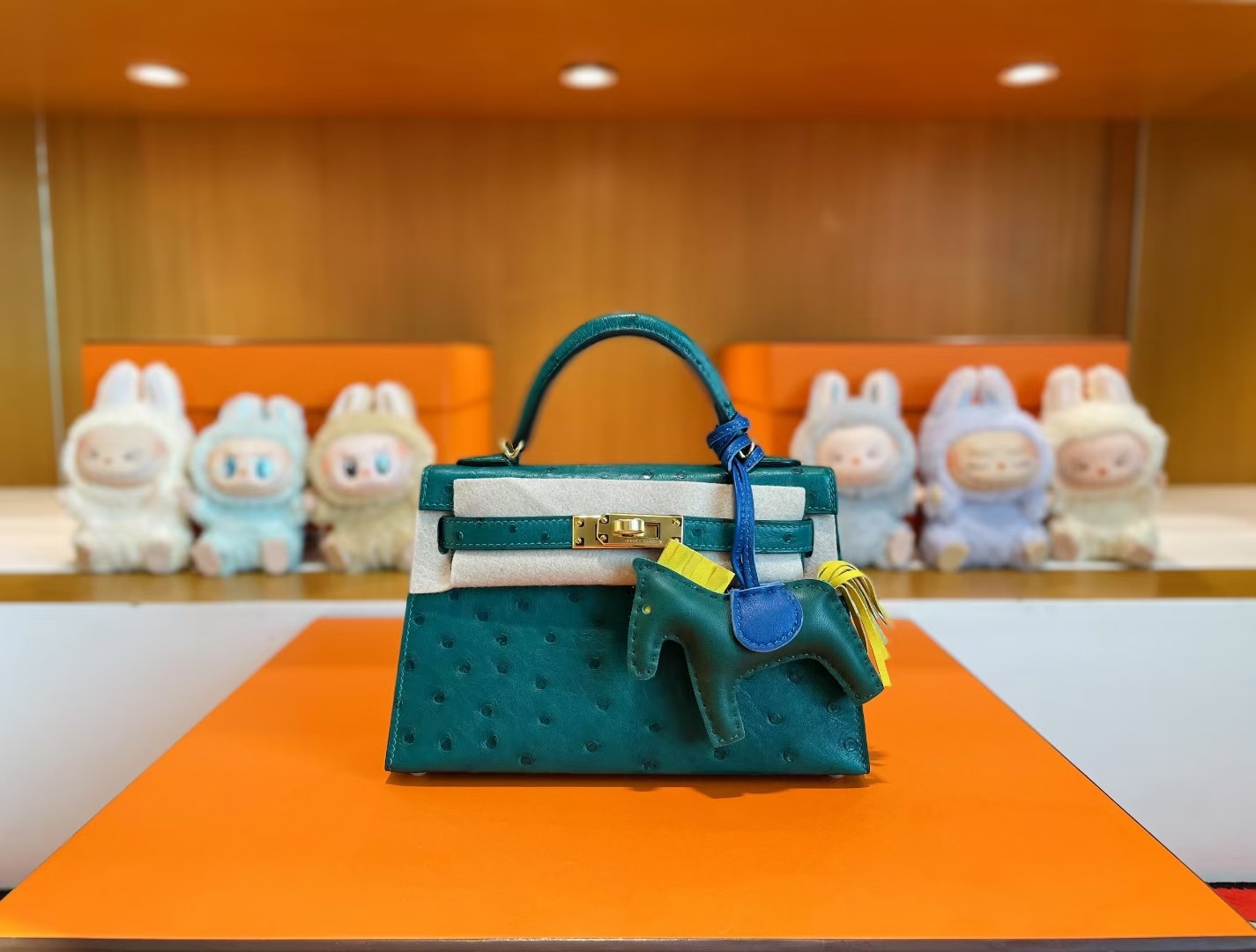 Mini KL Ostrich U4 Vert Vertigo