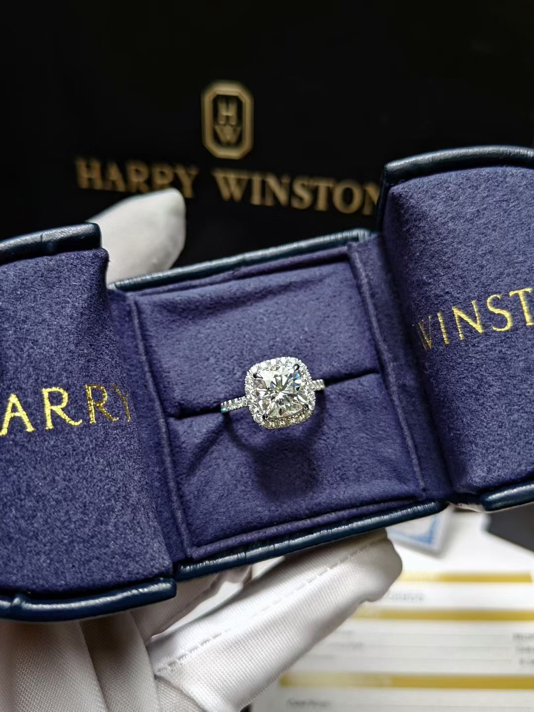 Harry winston diamond ring