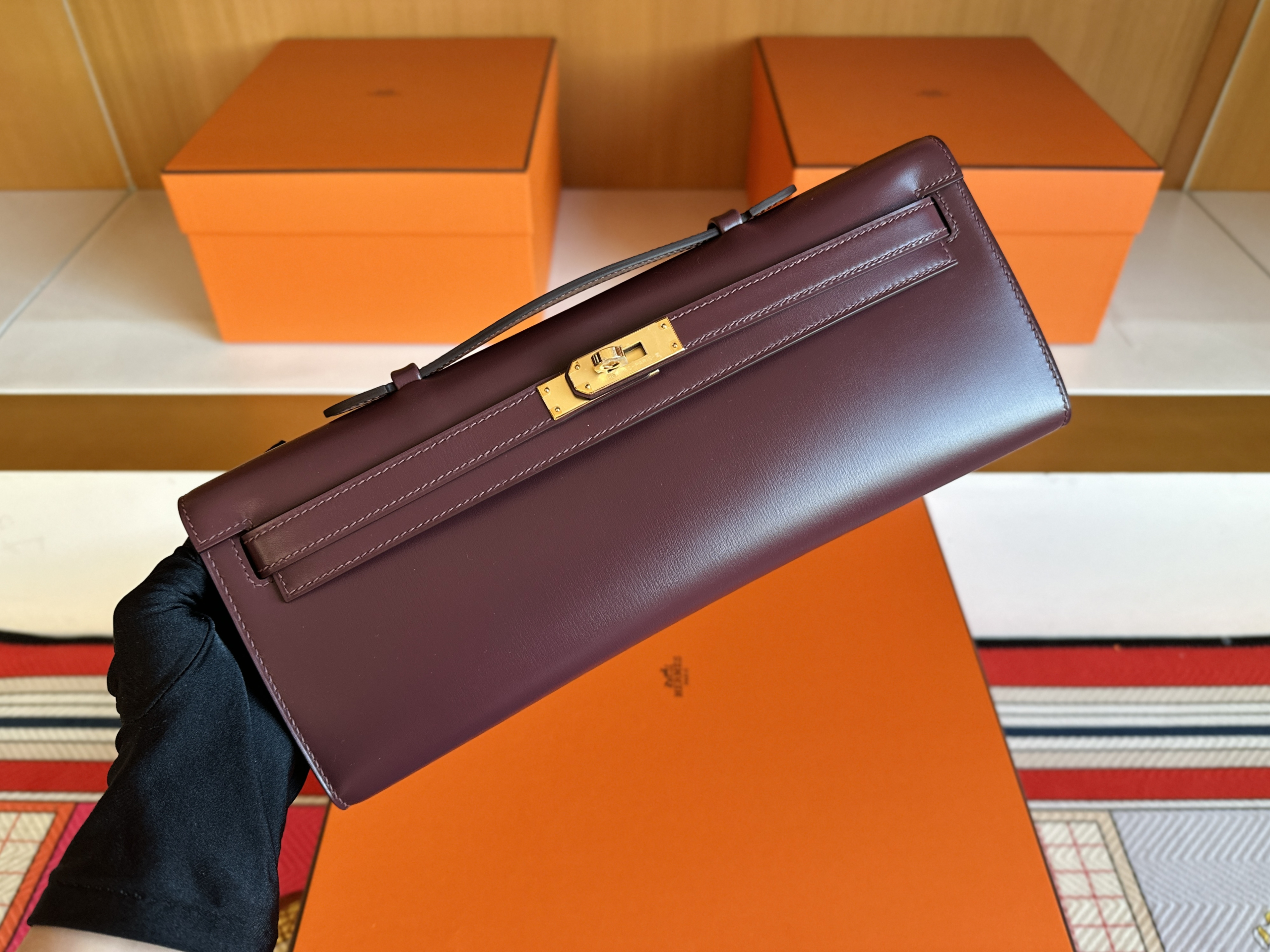 KL Cut 31cm 57 Bordeaux-HaiLaBags KL Cut 31cm 57 Bordeaux