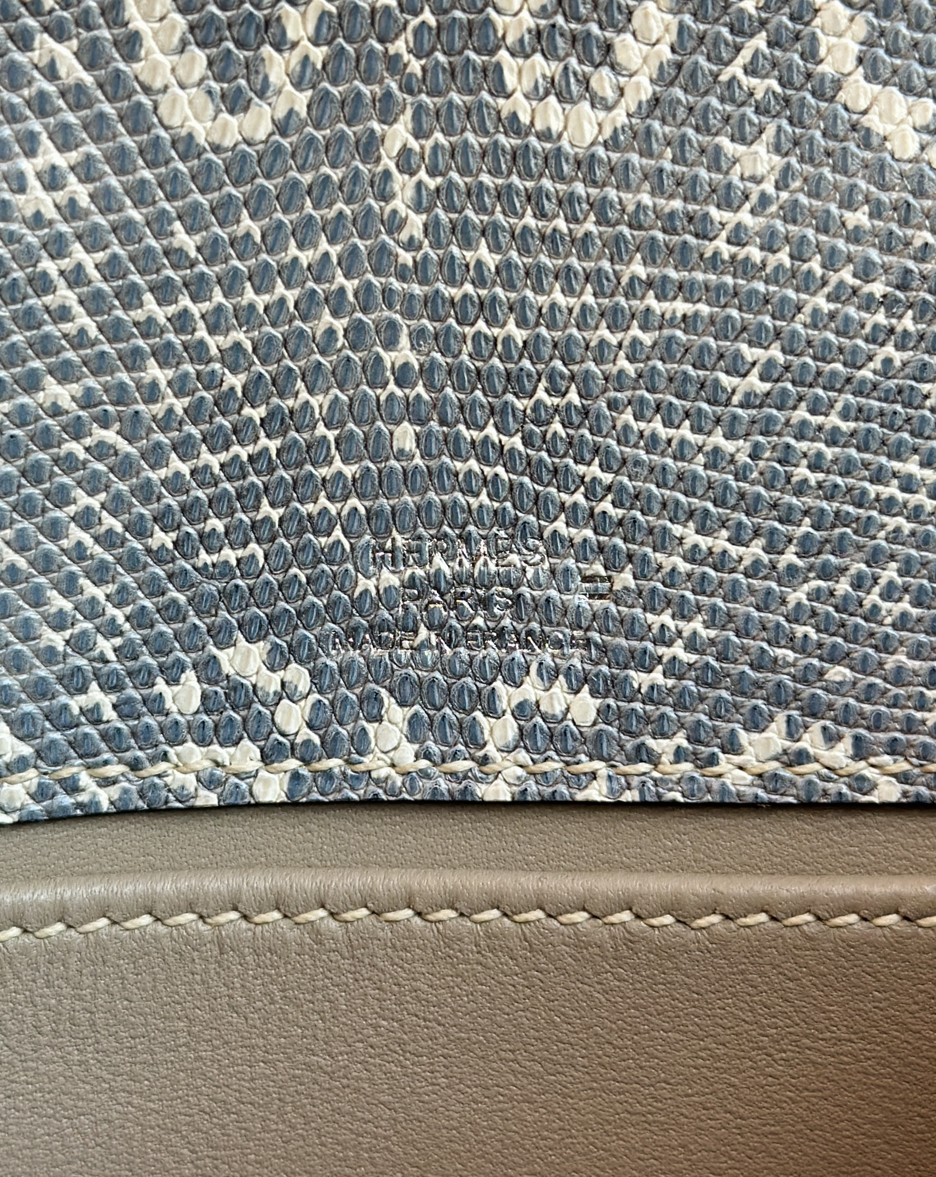 KL Pochette Lizard Omber