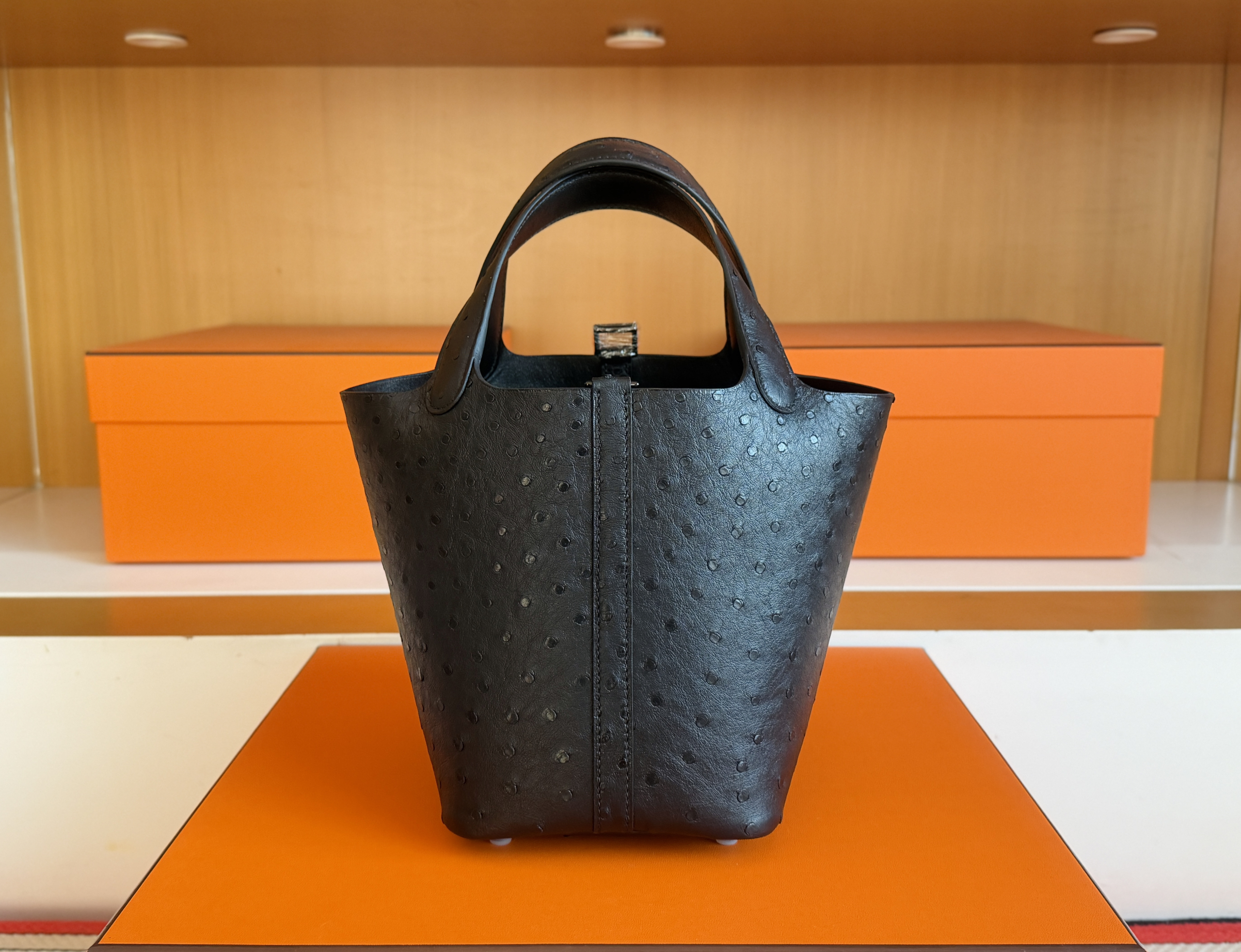 P18 Ostrich Ck89 Noir