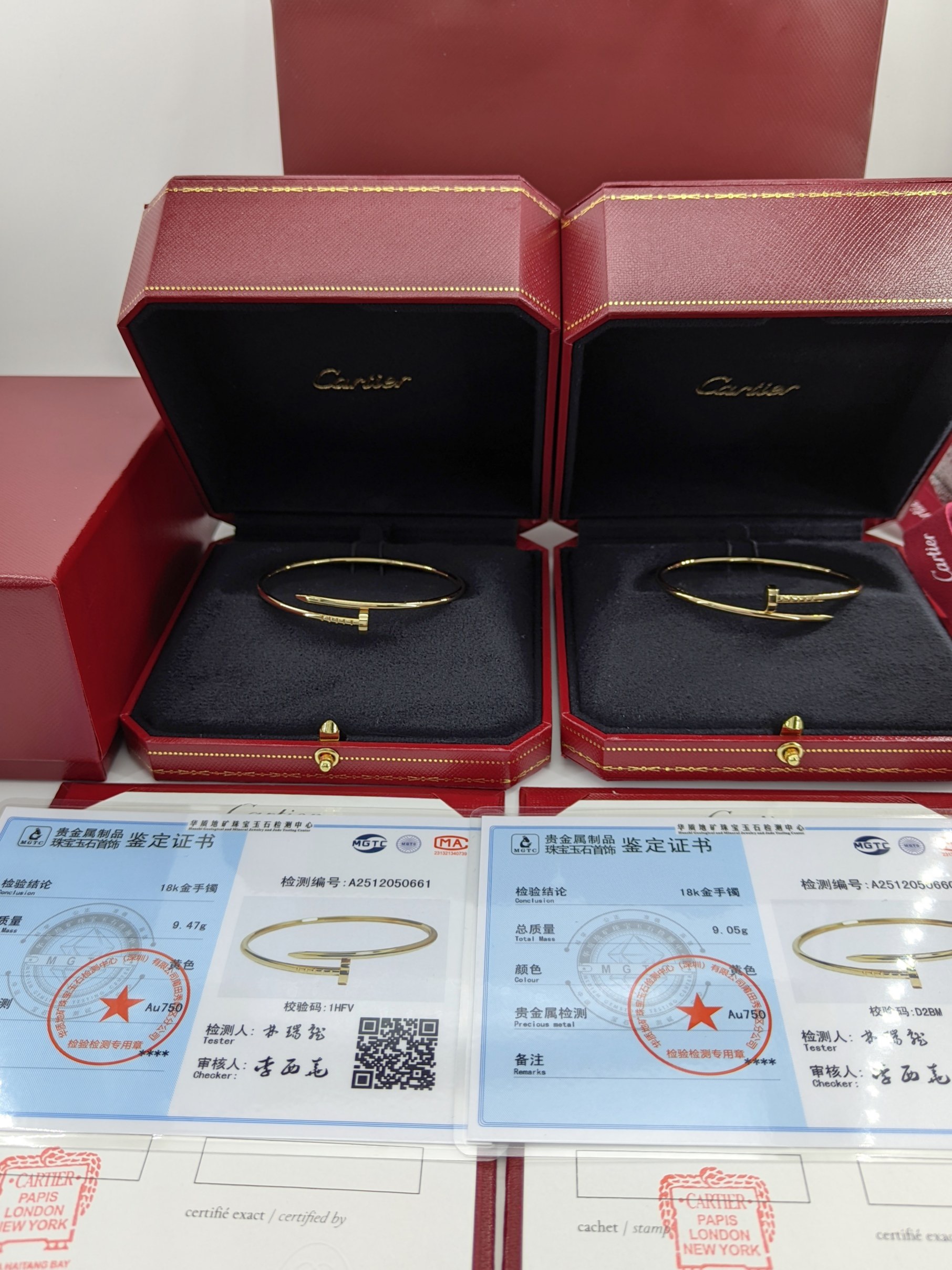 Cartier bracelet 18K gold