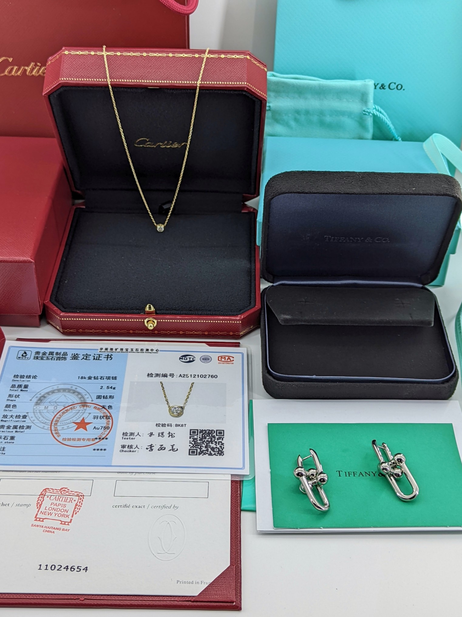 Diamond Jewelry 18k Gold