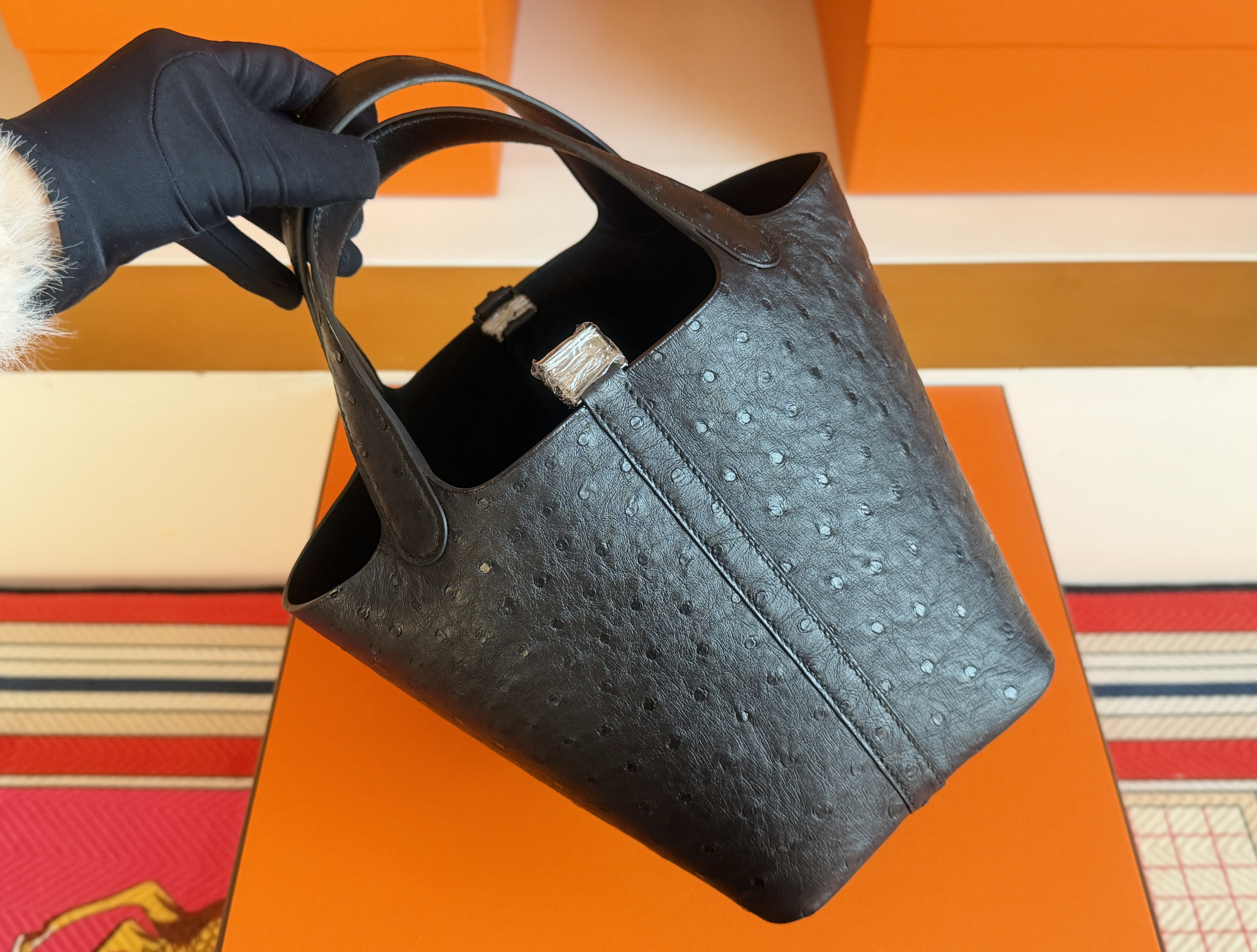 P18 Ostrich Ck89 Noir