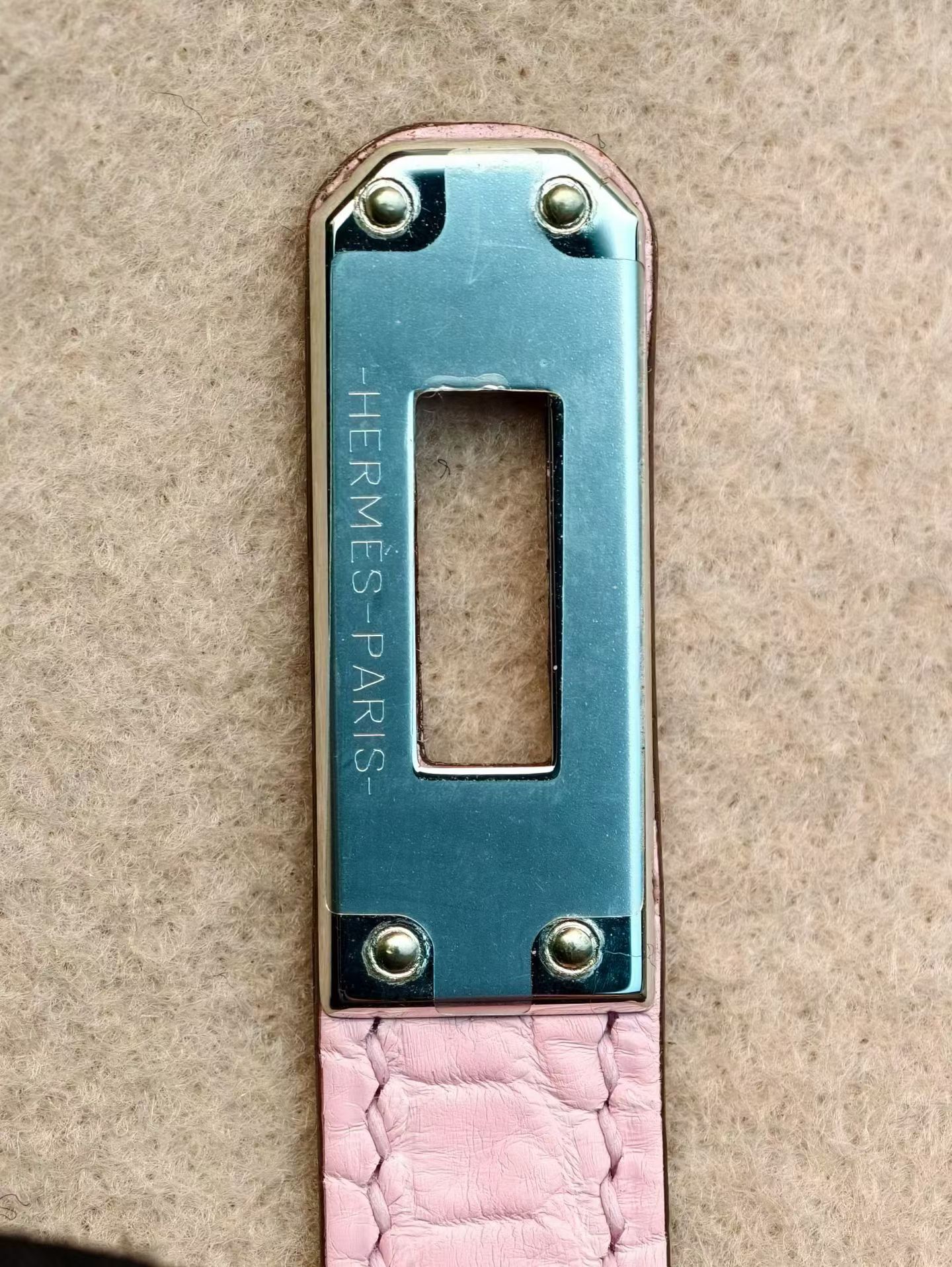 B25 VVIP Crocodile Porosus Pink Color