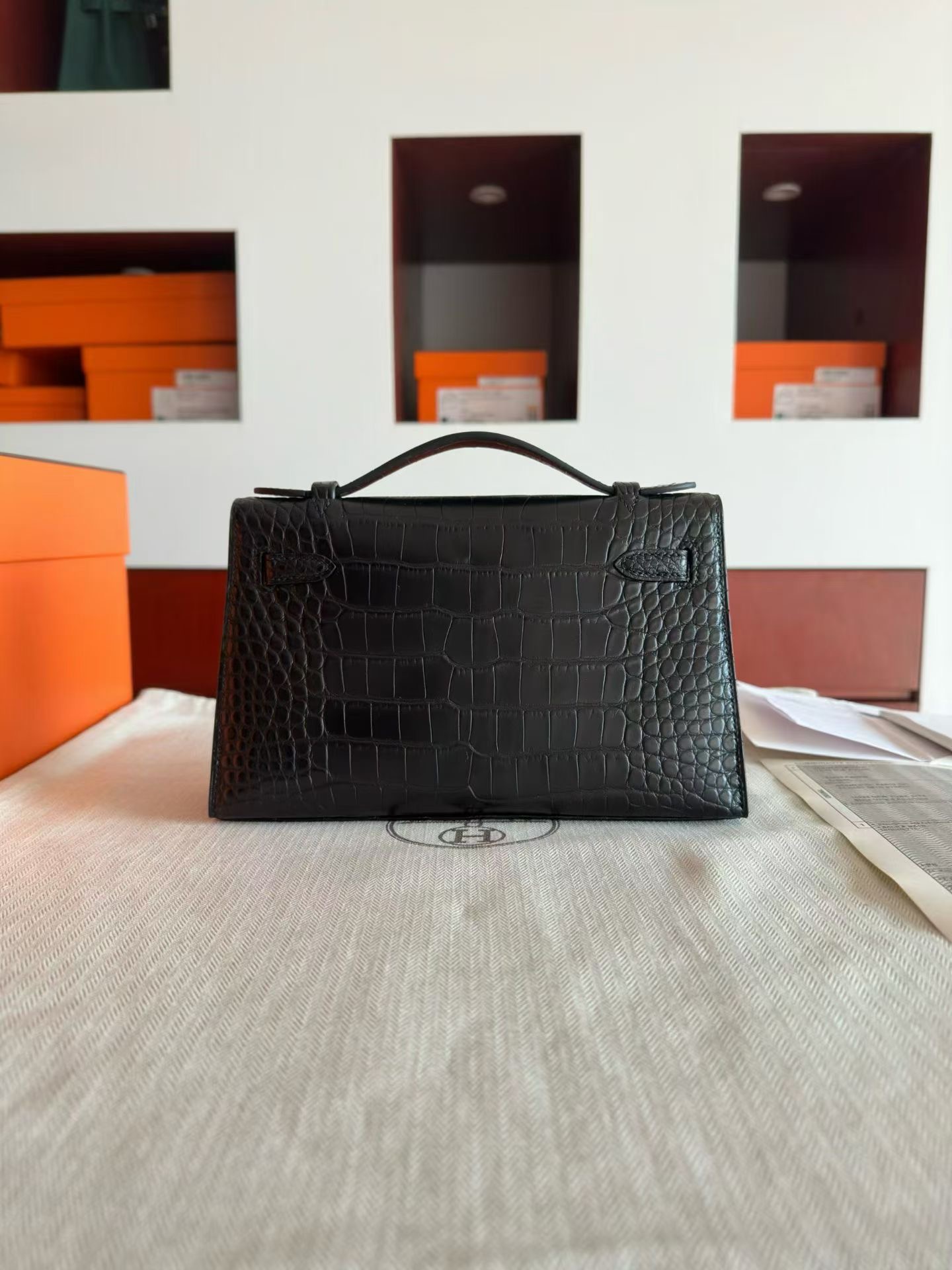 Mini KL Pochette Ck89 Crocodile Aligator