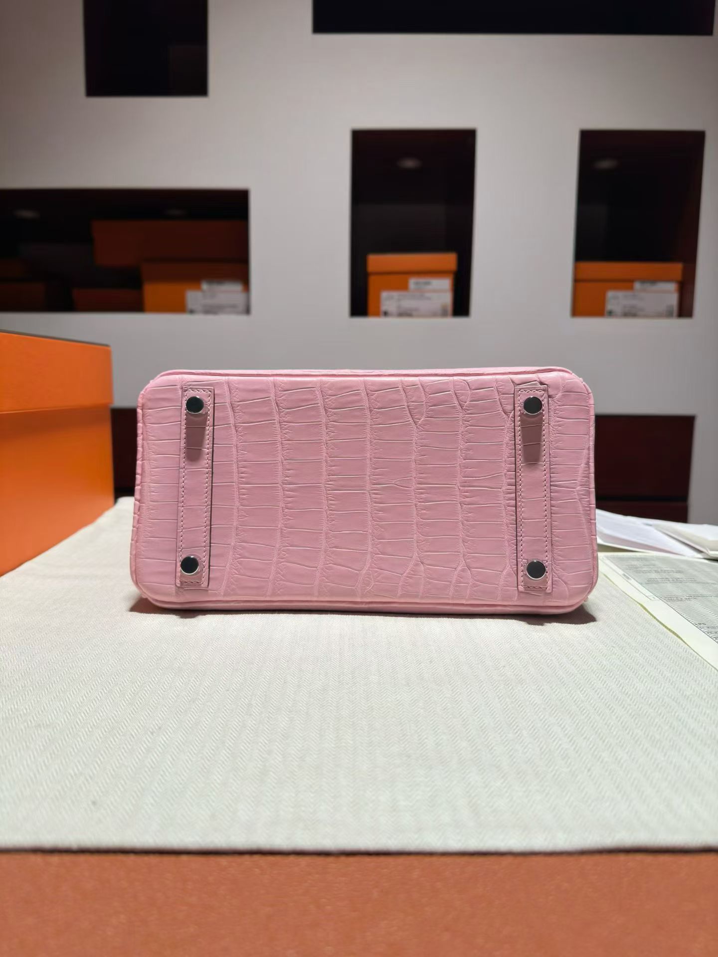 B25 VVIP Crocodile Porosus Pink Color