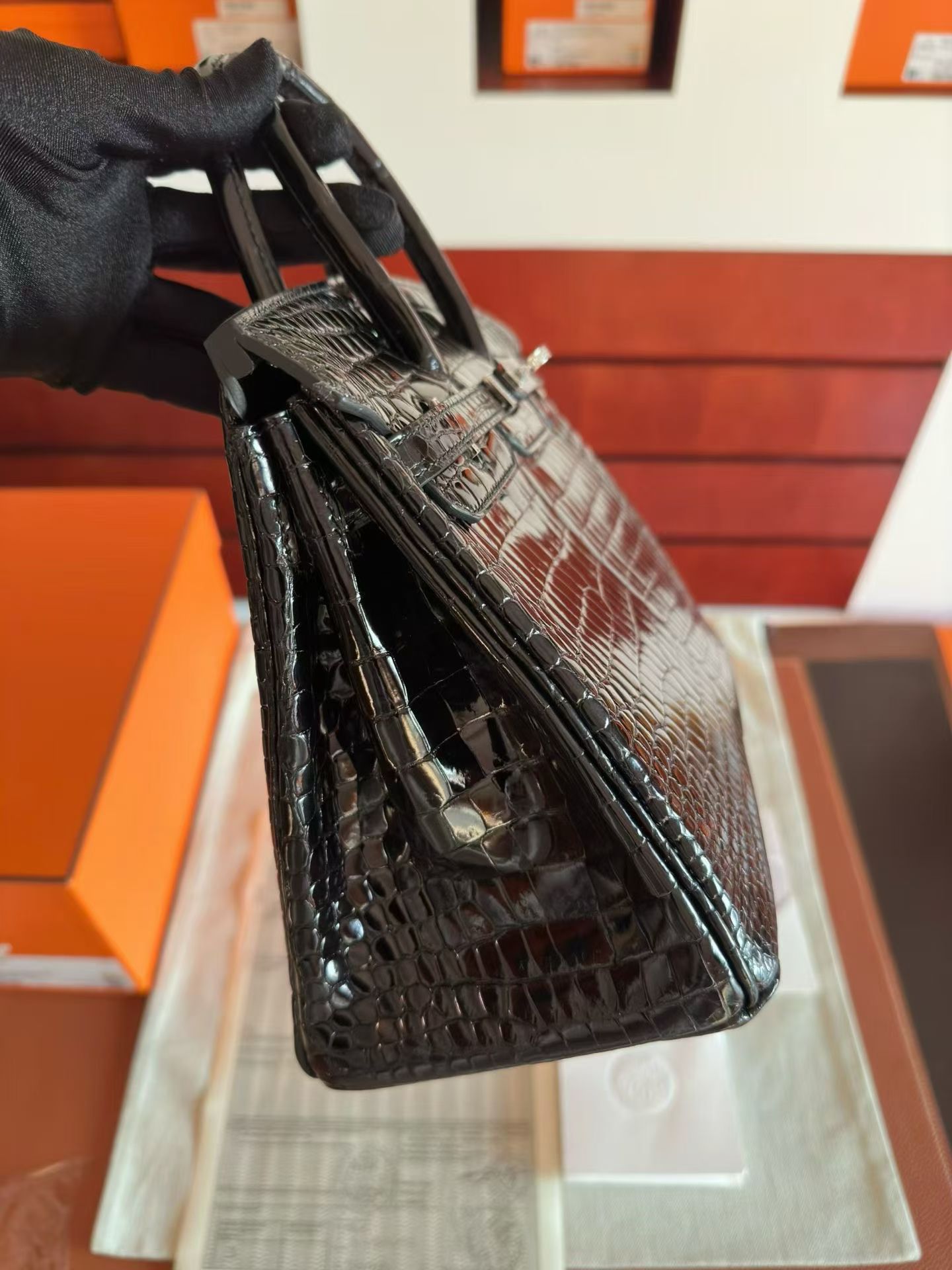 BK30 Crocodile Porosus Diamond Ck89
