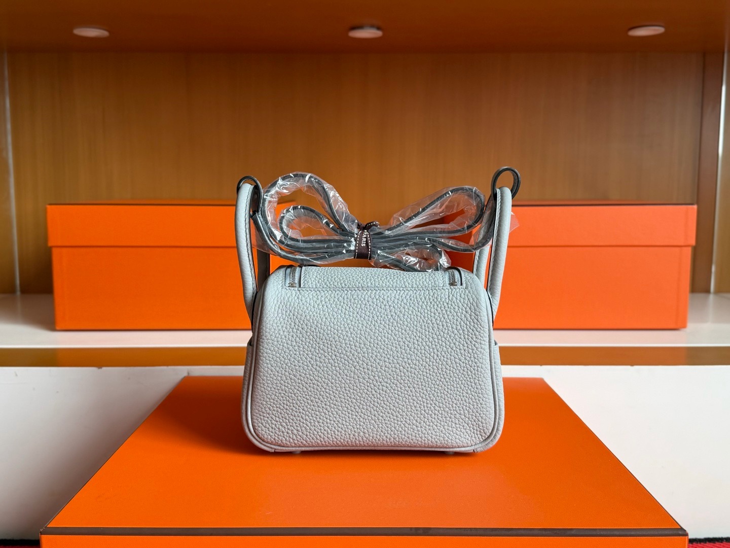 Mini Lindy P0 Gris Pantin