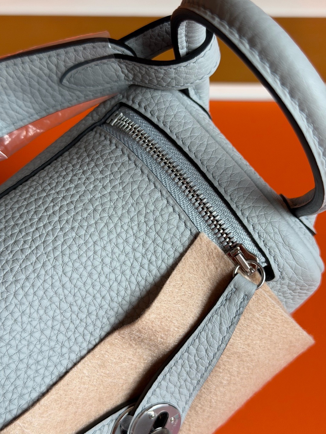 Mini Lindy P0 Gris Pantin