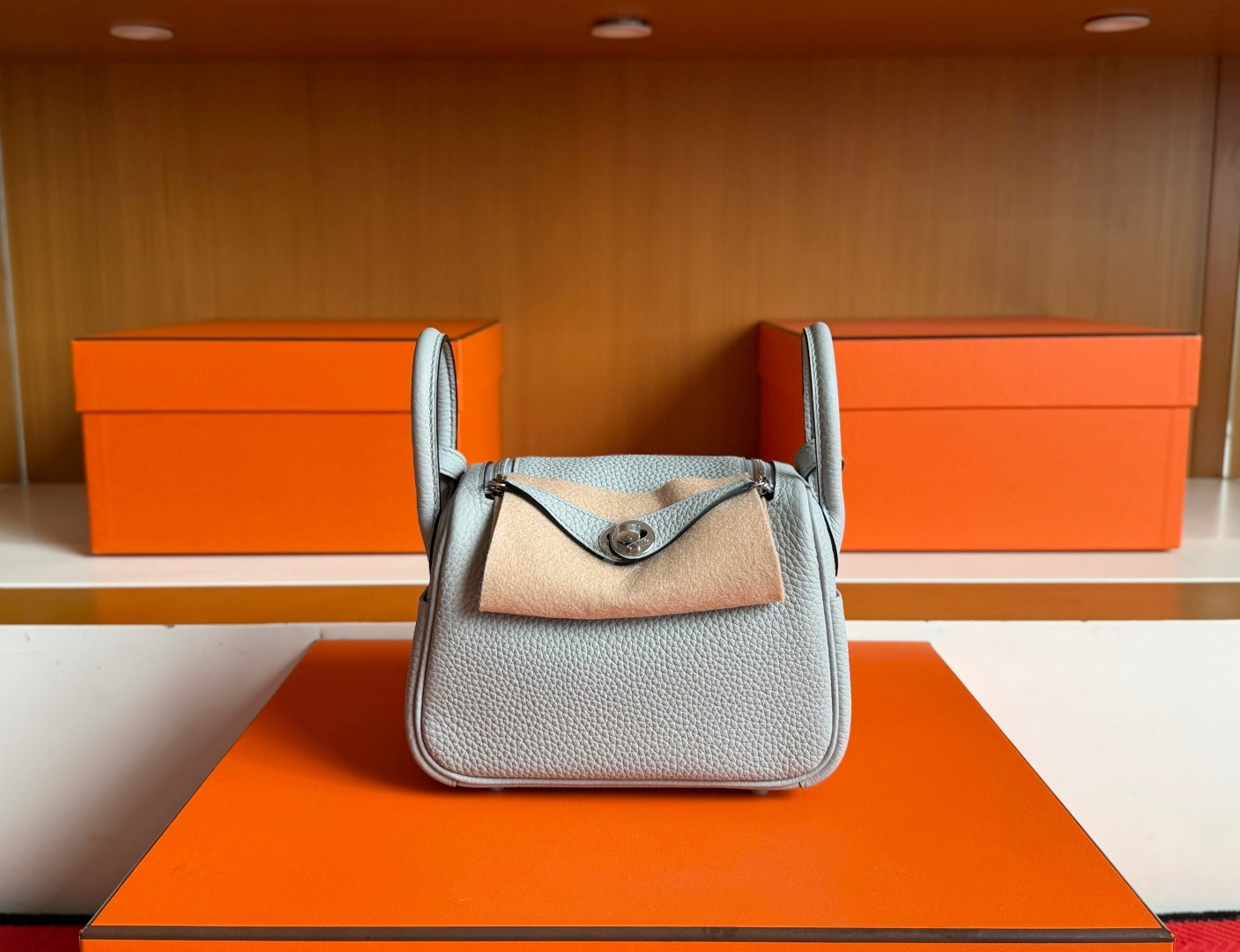 Mini Lindy P0 Gris Pantin