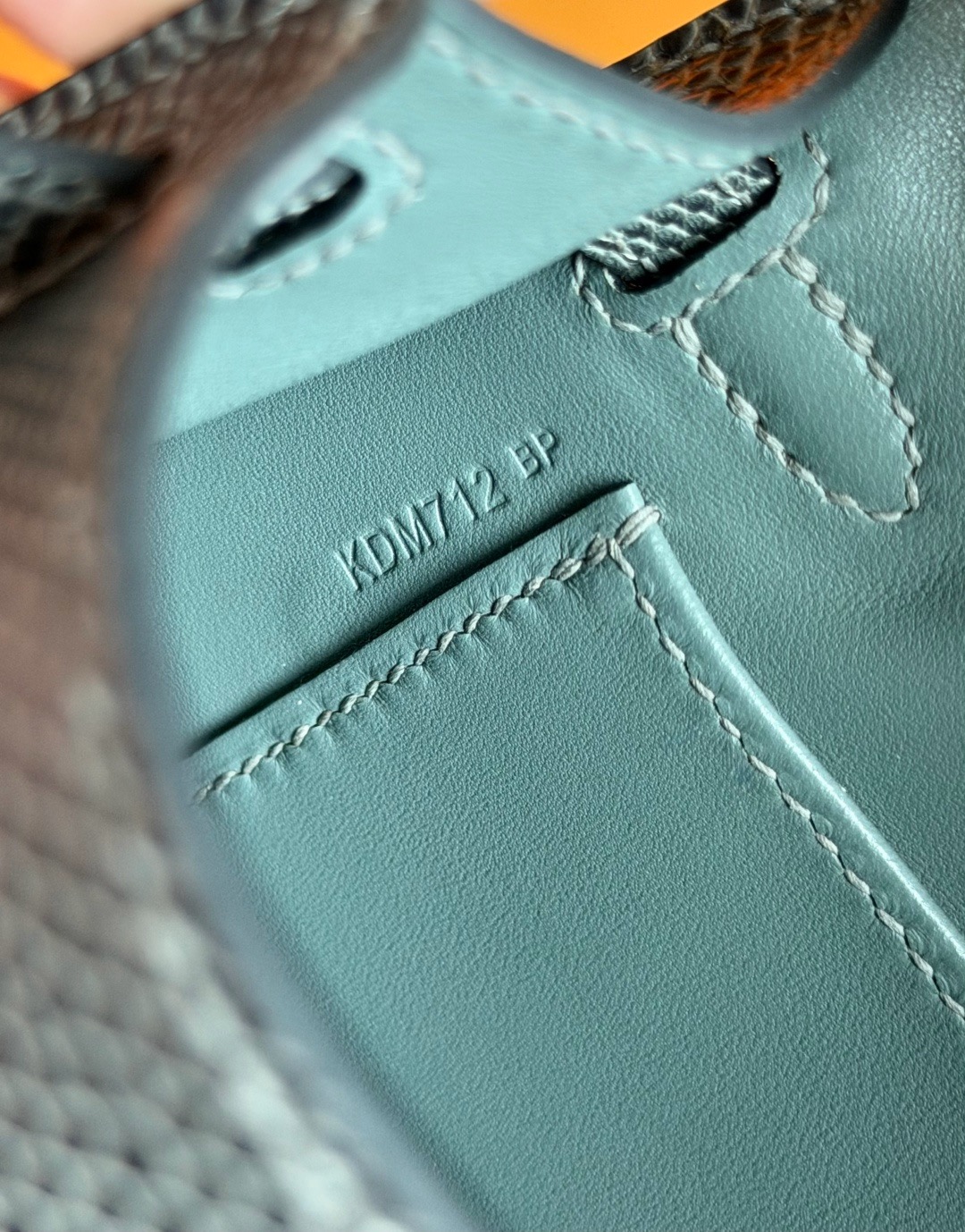 Mini KL2 Lizard Leather CK84 Gris Fonce