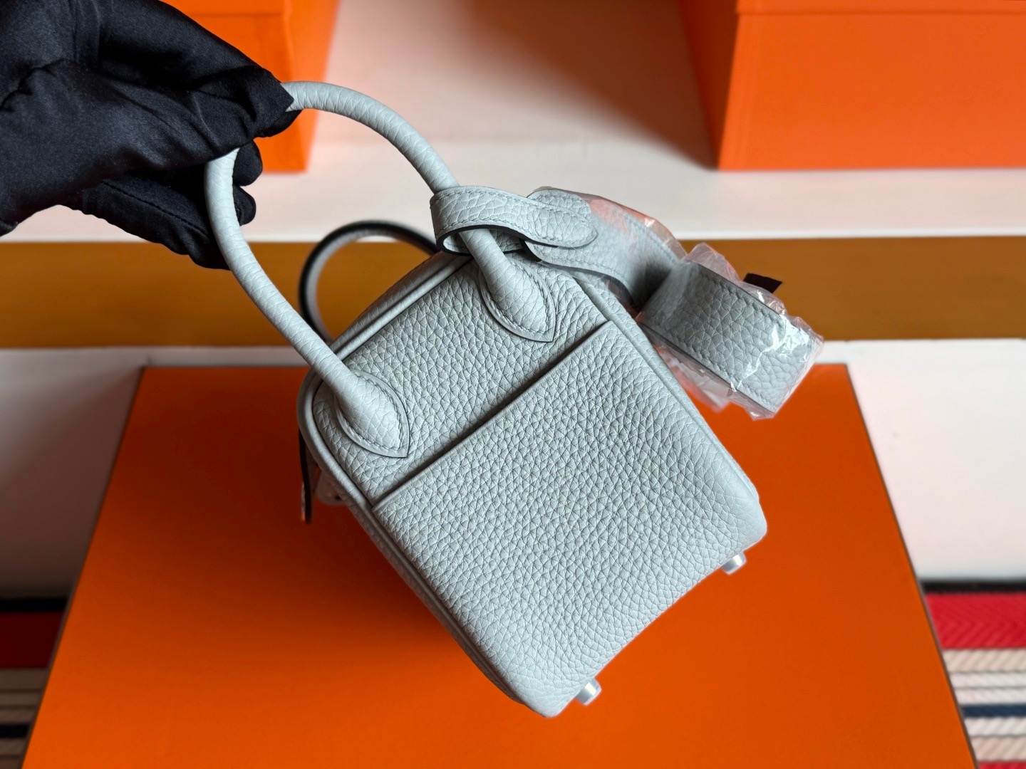 Mini Lindy P0 Gris Pantin